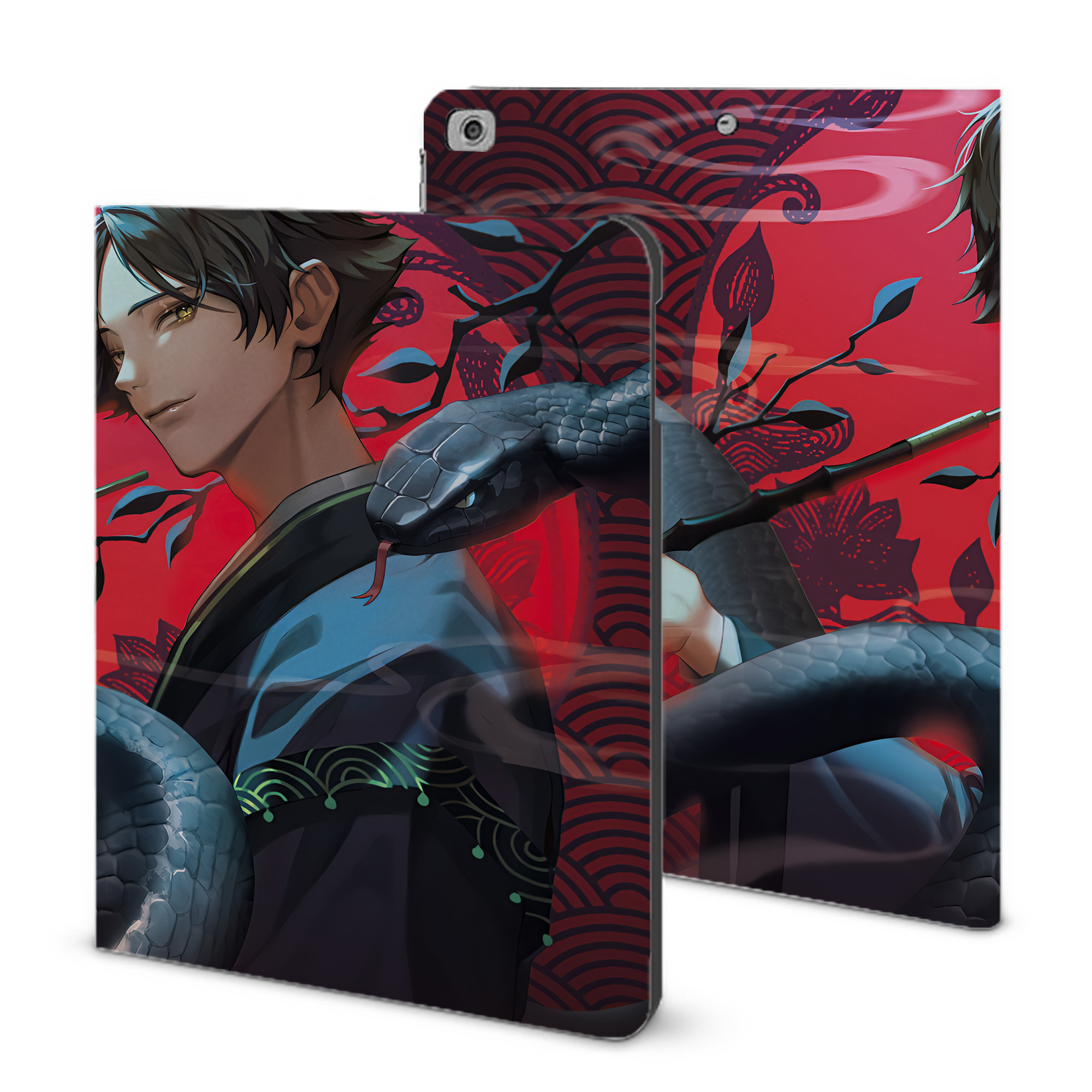（画像用） ハイキュー!! Haikyu!! IPad ケース ブック型 PUレザー TPU 耐衝撃 軽量 薄型 ペン収納なし 全面保護 IPad 各モデル対応